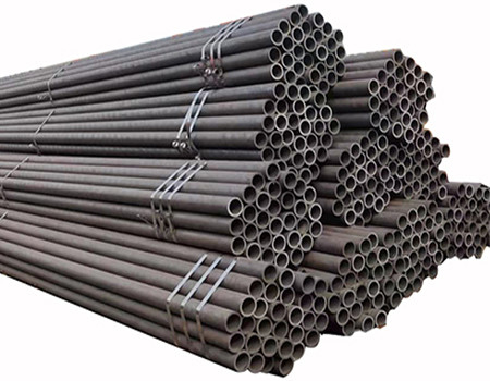 Rond sans couture laminé à chaud de soudure d'Erw de carbone du tuyau d'acier ASTM A53 Gr.B du noir Q235