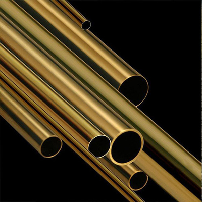 Tube de cuivre droit à parois minces droit pur du tube ASTM C22000 99,9% en laiton sans couture H62 ETP (Export Transfer Prices) de précision