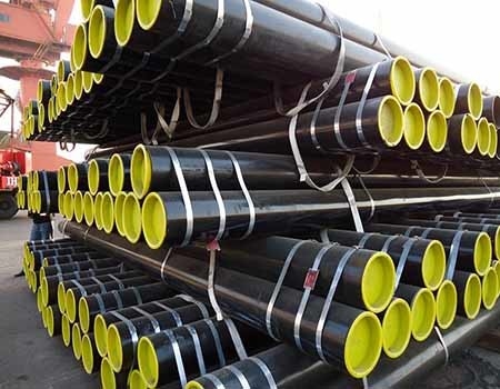 Acier au carbone du GR B 100cr6 X42 X52 X60 X65 ASTM A106 A53 de tuyau d'acier de PSL1 api 5L