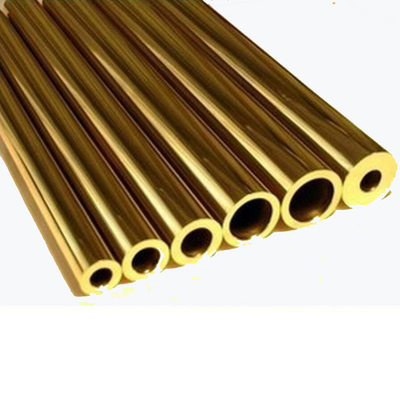 Tube de cuivre droit à parois minces droit pur du tube ASTM C22000 99,9% en laiton sans couture H62 ETP (Export Transfer Prices) de précision