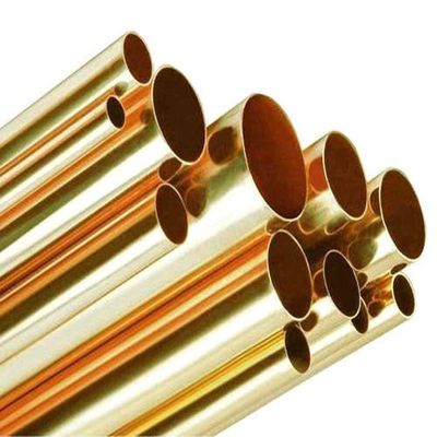 Tube de cuivre droit à parois minces droit pur du tube ASTM C22000 99,9% en laiton sans couture H62 ETP (Export Transfer Prices) de précision