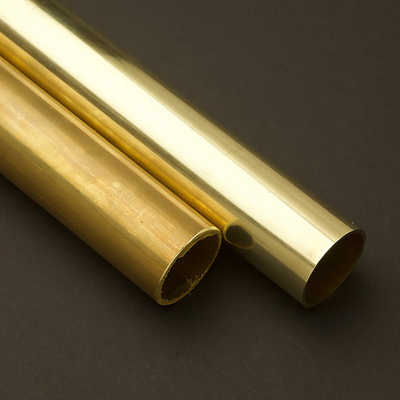 Tube de cuivre droit à parois minces droit pur du tube ASTM C22000 99,9% en laiton sans couture H62 ETP (Export Transfer Prices) de précision